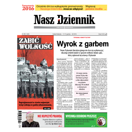 Nasz Dziennik z dnia 12.12.2015 wydanie PDF