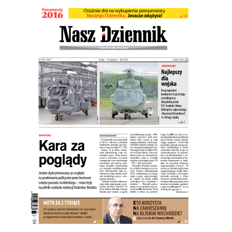 Nasz Dziennik z dnia 16.12.2015 wydanie PDF
