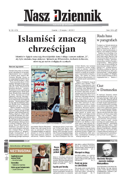 Nasz Dziennik z dnia 22.08.2013 wydanie PDF