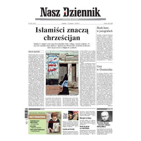 Nasz Dziennik z dnia 22.08.2013 wydanie PDF