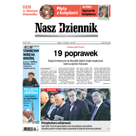 Nasz Dziennik z dnia 22.12.2015 wydanie PDF