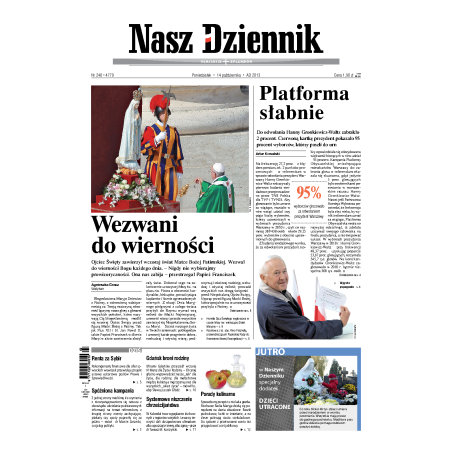 Nasz Dziennik z dnia 14.10.2013 wydanie PDF