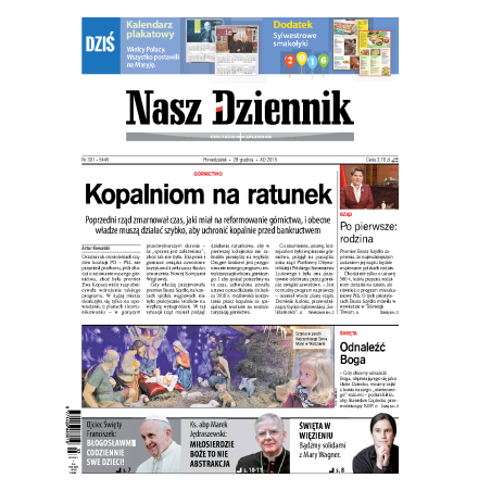 Nasz Dziennik z dnia 28.12.2015 wydanie PDF
