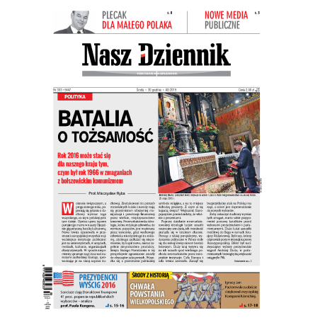 Nasz Dziennik z dnia 30.12.2015 wydanie PDF