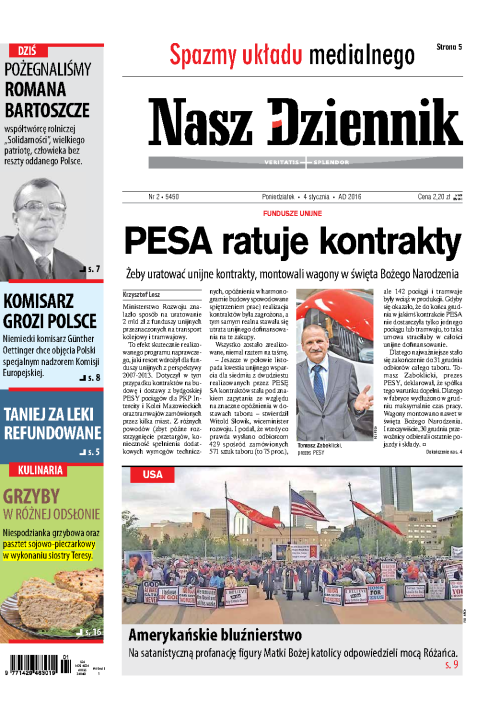 Nasz Dziennik z dnia 04.01.2016 wydanie PDF