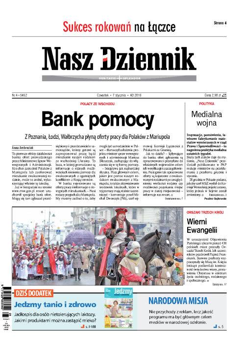 Nasz Dziennik z dnia 07.01.2016 wydanie PDF