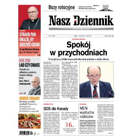 Nasz Dziennik z dnia 08.01.2016 wydanie PDF