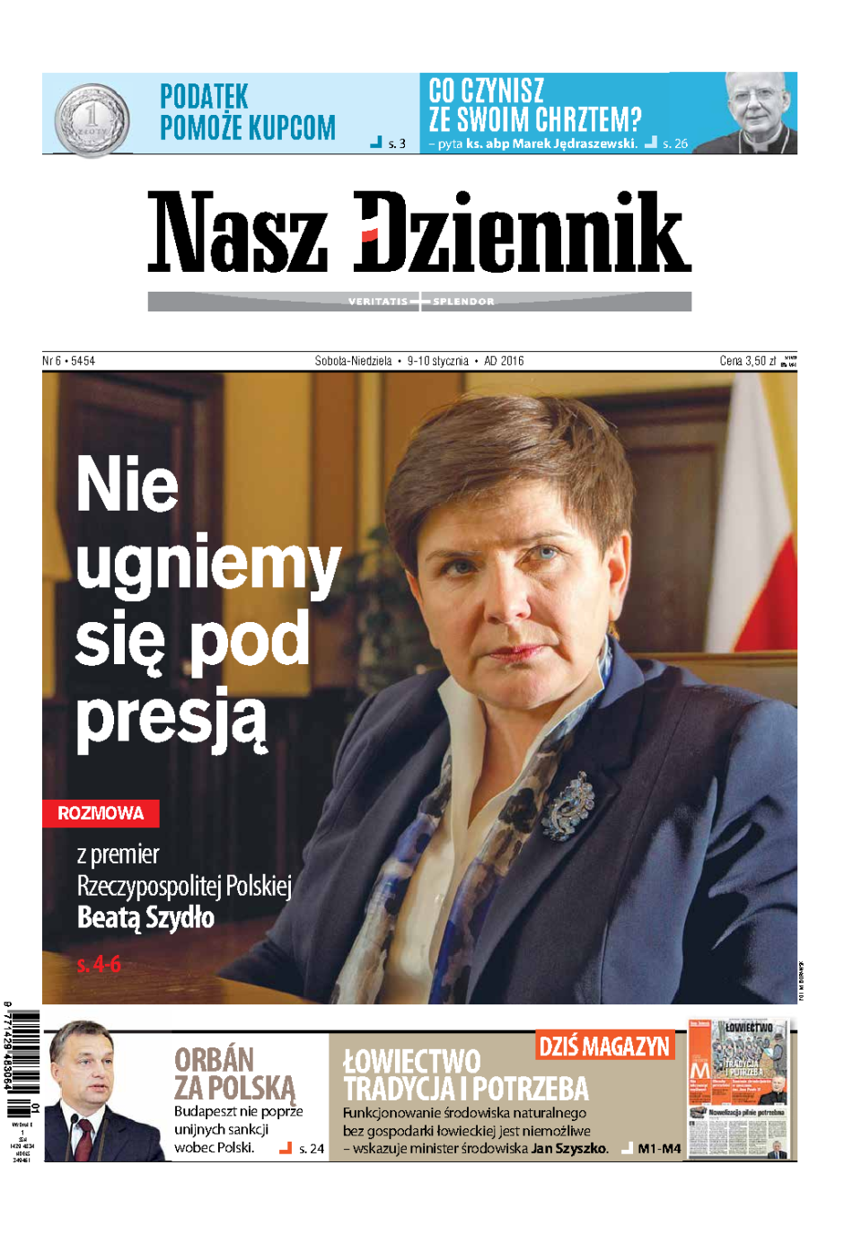 Nasz Dziennik z dnia 09.01.2016 wydanie PDF
