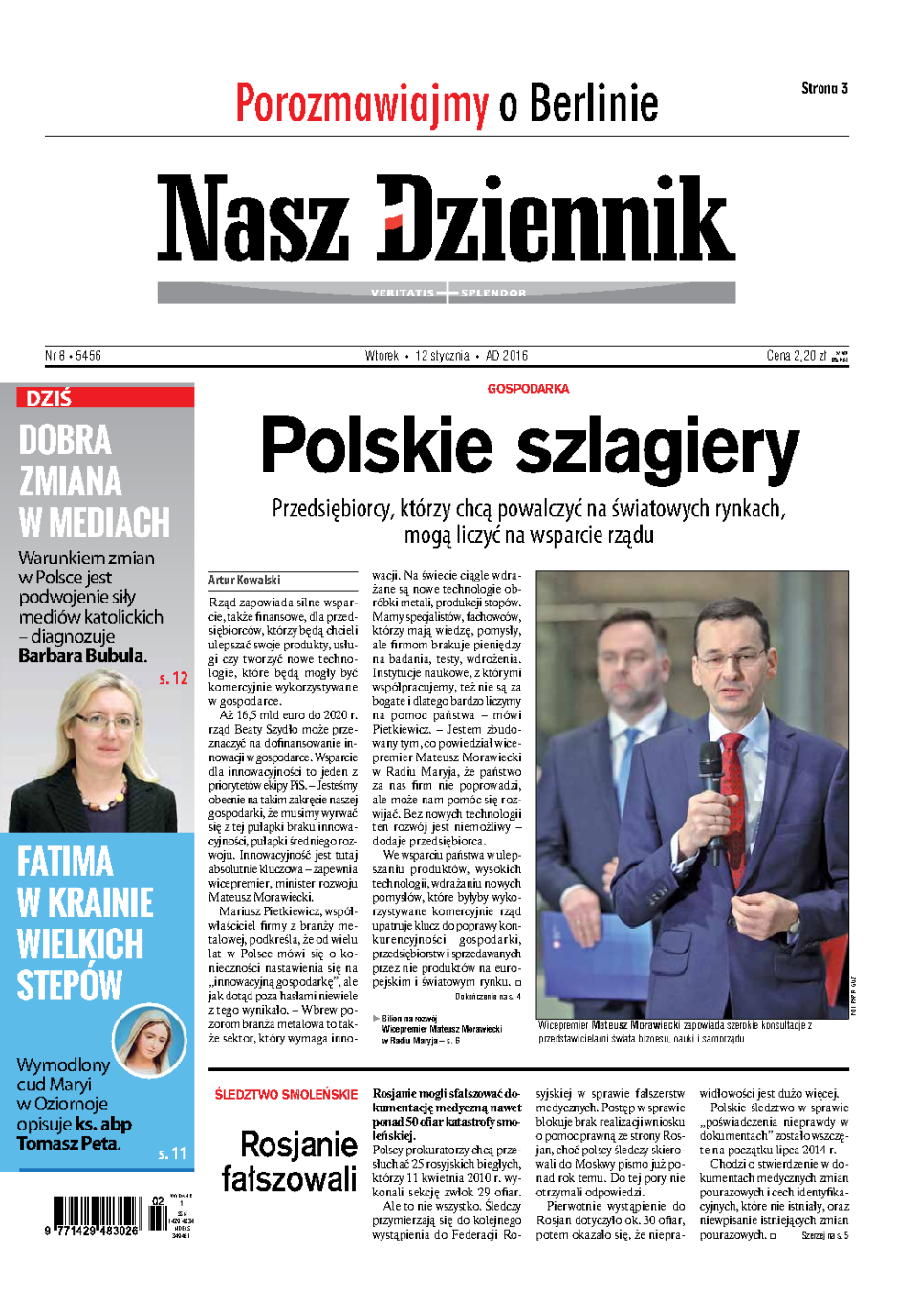 Nasz Dziennik z dnia 12.01.2016 wydanie PDF
