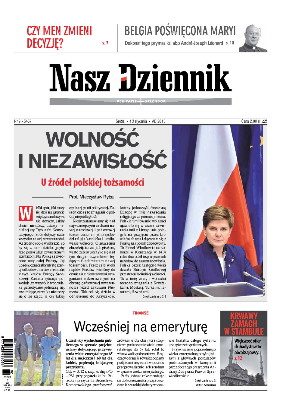 Nasz Dziennik z dnia 13.01.2016 wydanie PDF