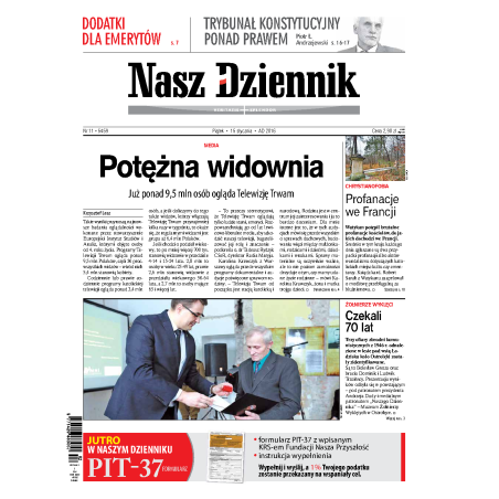Nasz Dziennik z dnia 15.01.2016 wydanie PDF