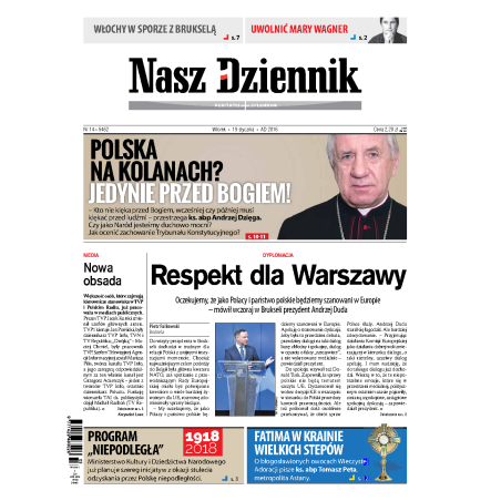 Nasz Dziennik z dnia 19.01.2016 wydanie PDF