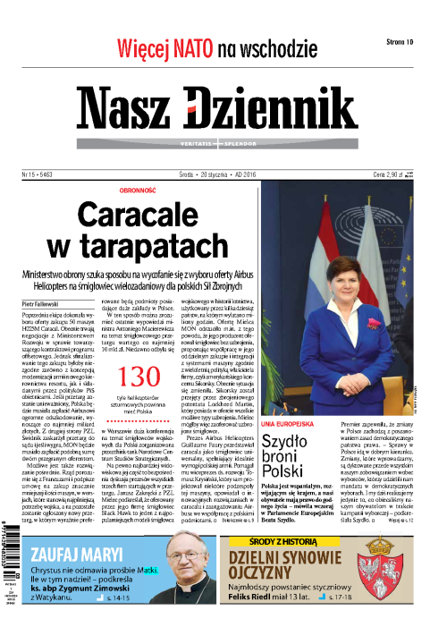 Nasz Dziennik z dnia 20.01.2016 wydanie PDF