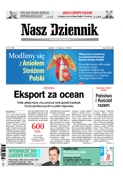 Nasz Dziennik z dnia 21.01.2016 wydanie PDF