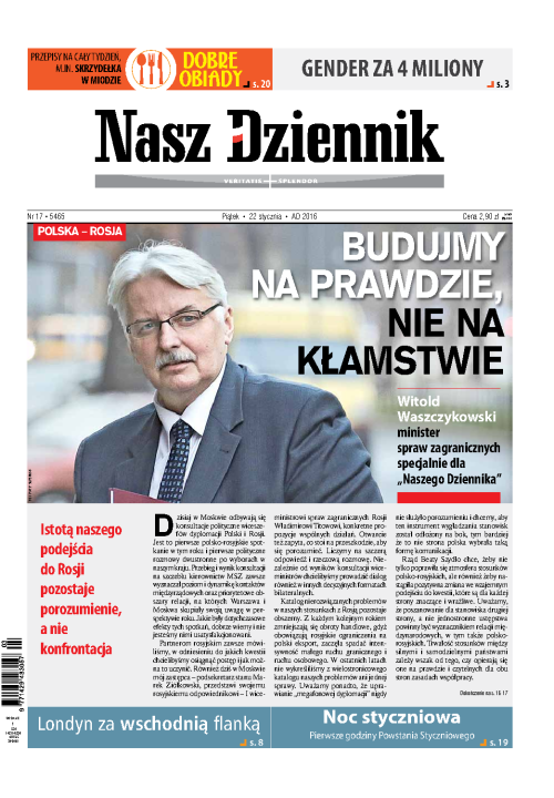 Nasz Dziennik z dnia 22.01.2016 wydanie PDF
