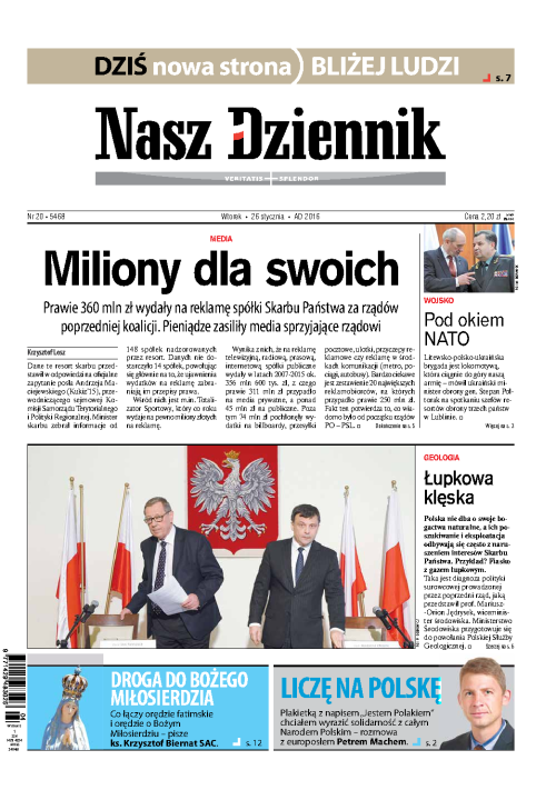 Nasz Dziennik z dnia 26.01.2016 wydanie PDF