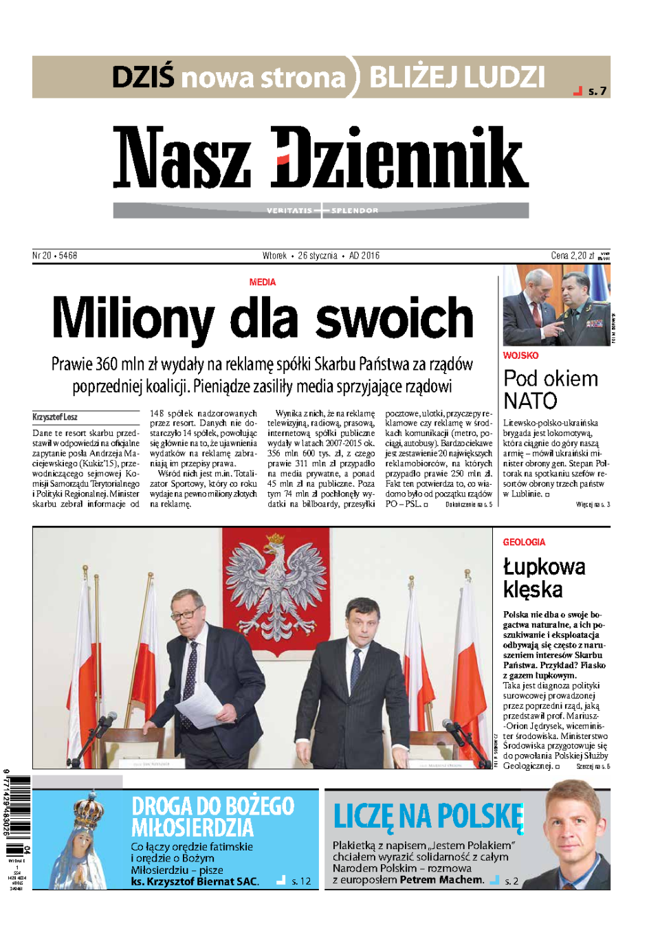 Nasz Dziennik z dnia 26.01.2016 wydanie PDF