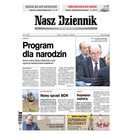 Nasz Dziennik z dnia 27.01.2016 wydanie PDF
