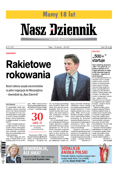 Nasz Dziennik z dnia 29.01.2016 wydanie PDF