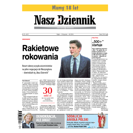 Nasz Dziennik z dnia 29.01.2016 wydanie PDF