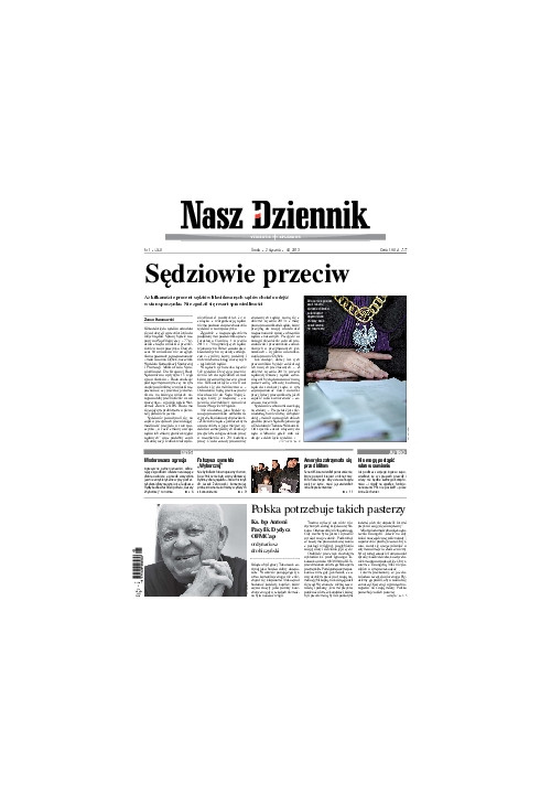 Środa, 2 stycznia 2013, Nr 1 (4540)