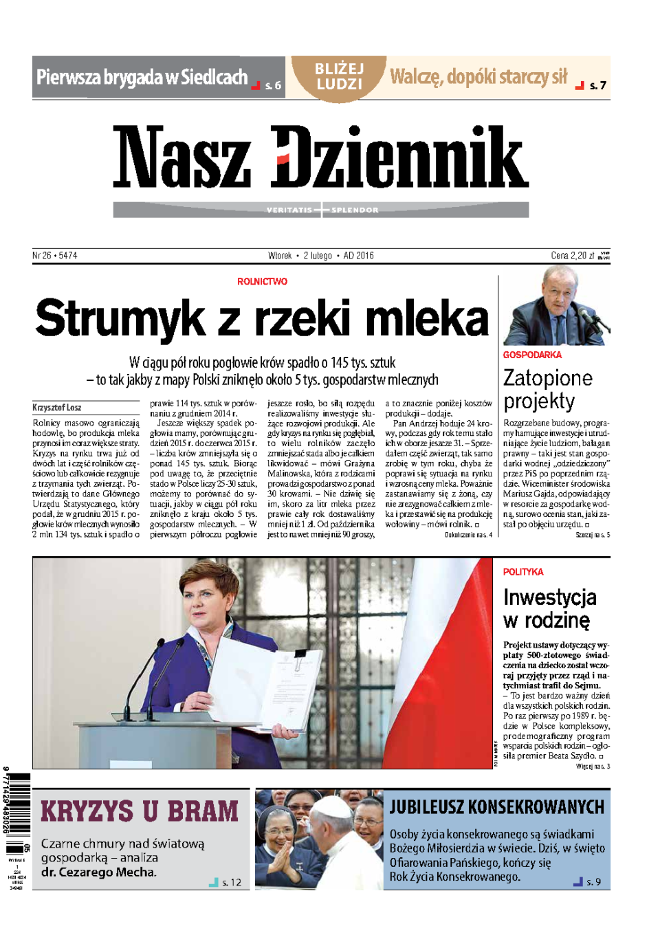 Nasz Dziennik z dnia 02.02.2016 wydanie PDF