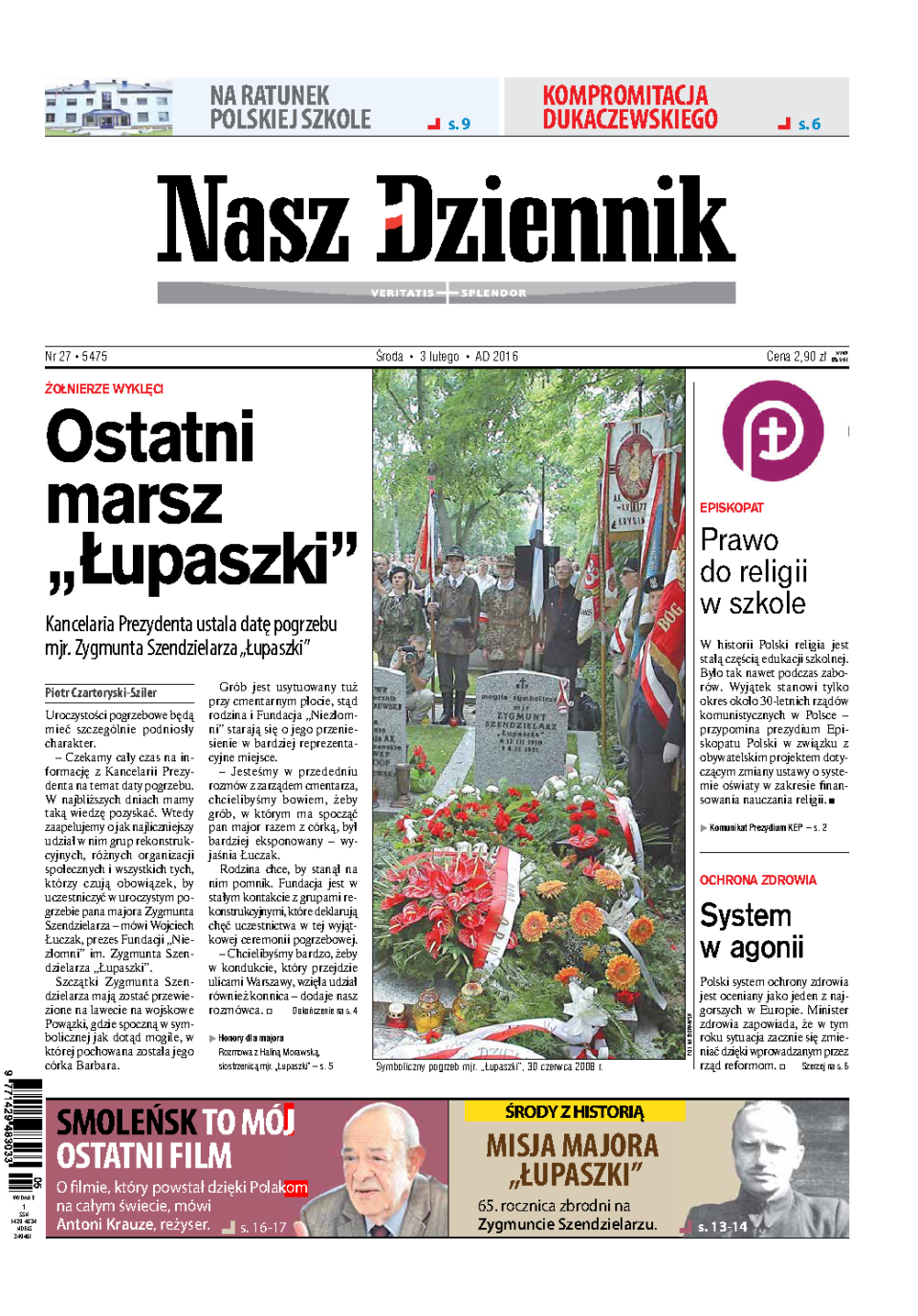 Nasz Dziennik z dnia 03.02.2016 wydanie PDF