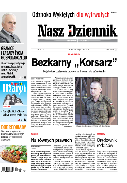 Nasz Dziennik z dnia 05.02.2016 wydanie PDF