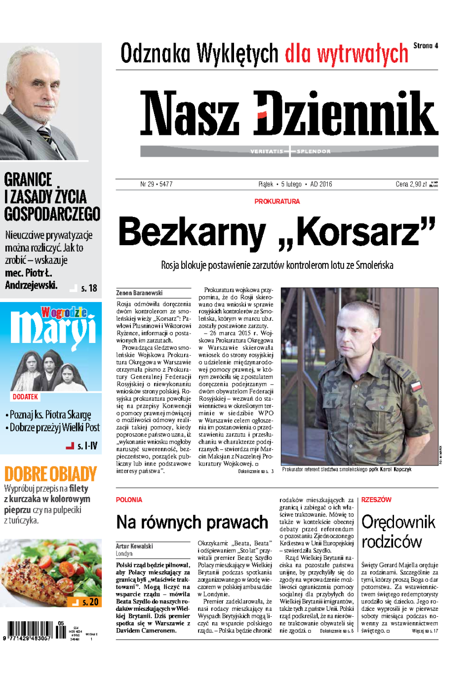 Nasz Dziennik z dnia 05.02.2016 wydanie PDF