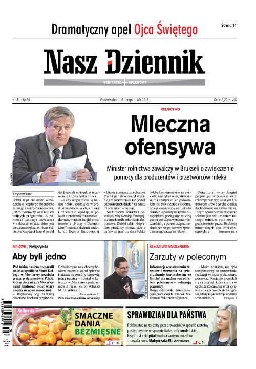 Nasz Dziennik z dnia 08.02.2016 wydanie PDF