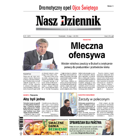 Nasz Dziennik z dnia 08.02.2016 wydanie PDF
