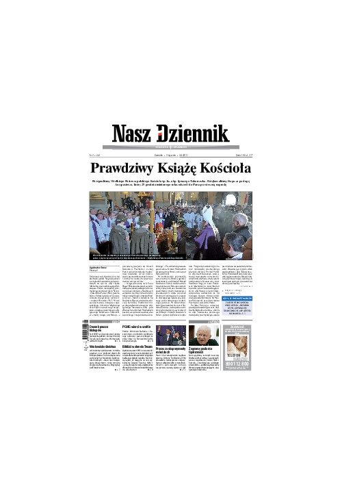 Czwartek, 3 stycznia 2013, Nr 2 (4541)