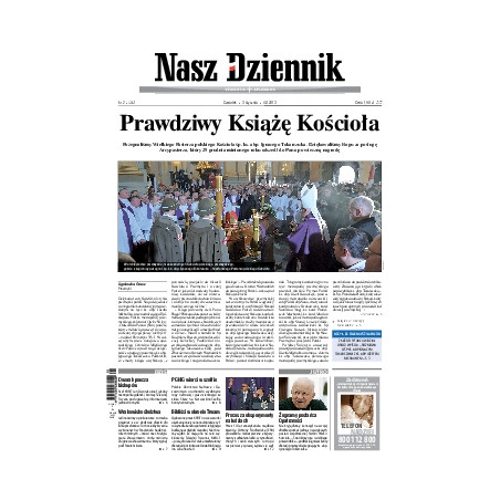 Czwartek, 3 stycznia 2013, Nr 2 (4541)