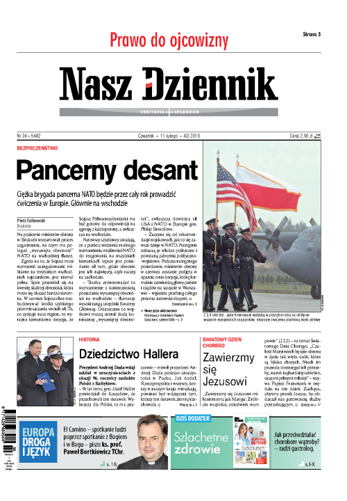 Nasz Dziennik z dnia 11.02.2016 wydanie PDF