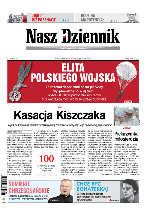 Nasz Dziennik z dnia 13.02.2016 wydanie PDF