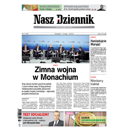 Nasz Dziennik z dnia 15.02.2016 wydanie PDF