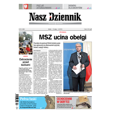 Nasz Dziennik z dnia 16.02.2016 wydanie PDF