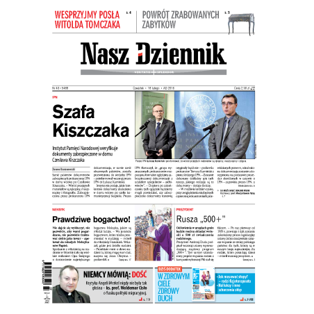 Nasz Dziennik z dnia 18.02.2016 wydanie PDF