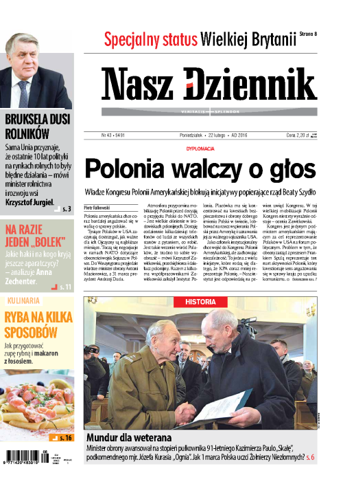 Nasz Dziennik z dnia 22.02.2016 wydanie PDF