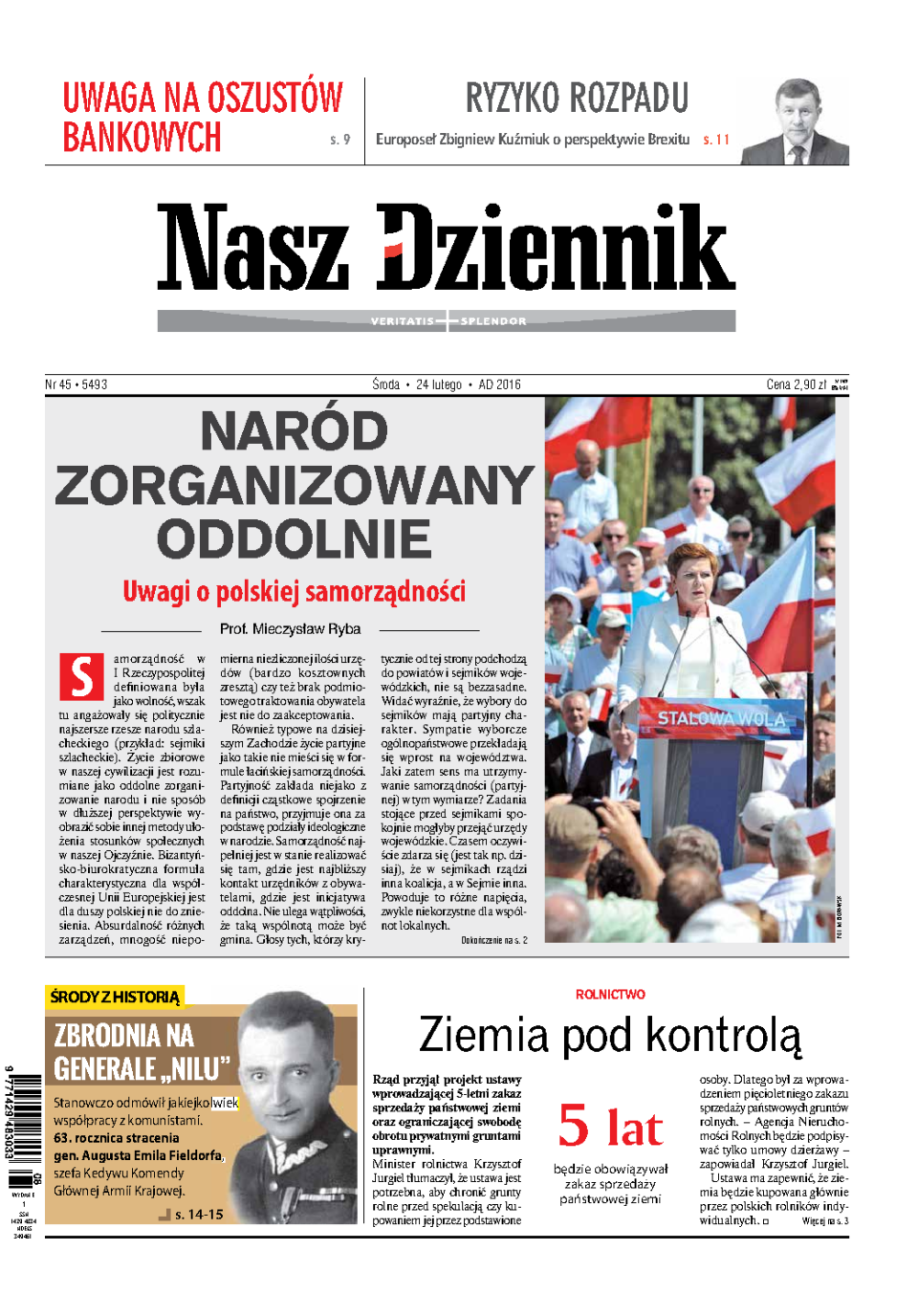 Nasz Dziennik z dnia 24.02.2016 wydanie PDF