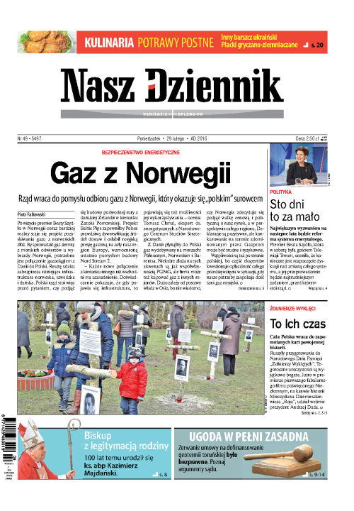 Nasz Dziennik z dnia 29.02.2016 wydanie PDF