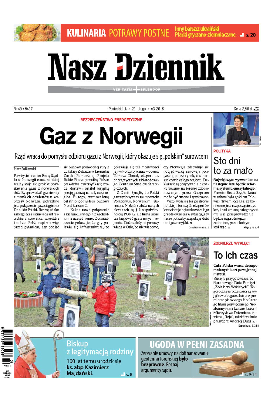 Nasz Dziennik z dnia 29.02.2016 wydanie PDF