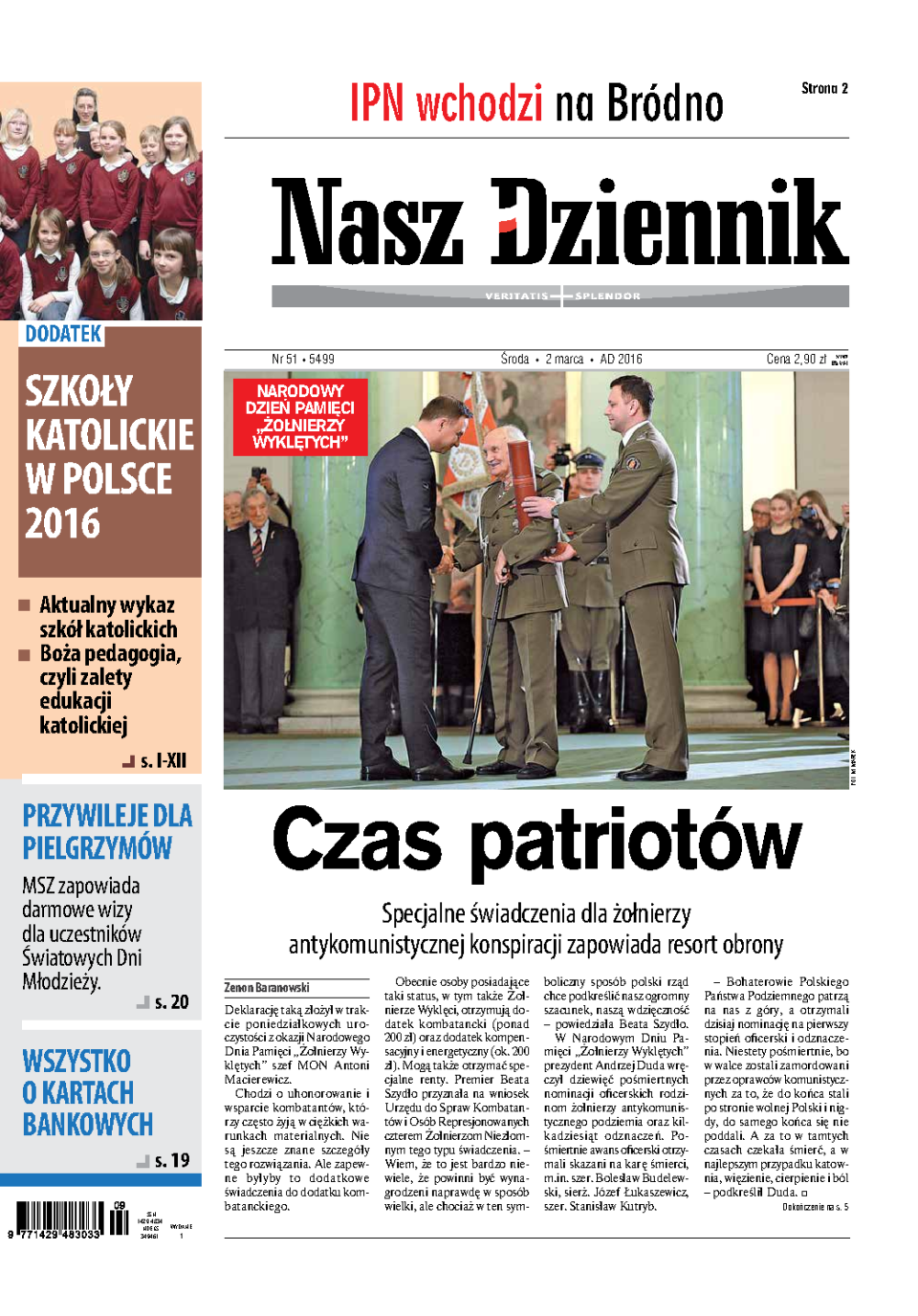 Nasz Dziennik z dnia 02.03.2016 wydanie PDF