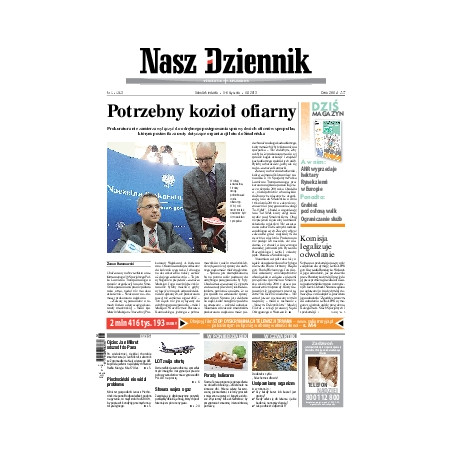 Sobota-Niedziela, 5-6 stycznia 2013, Nr 4 (4543)