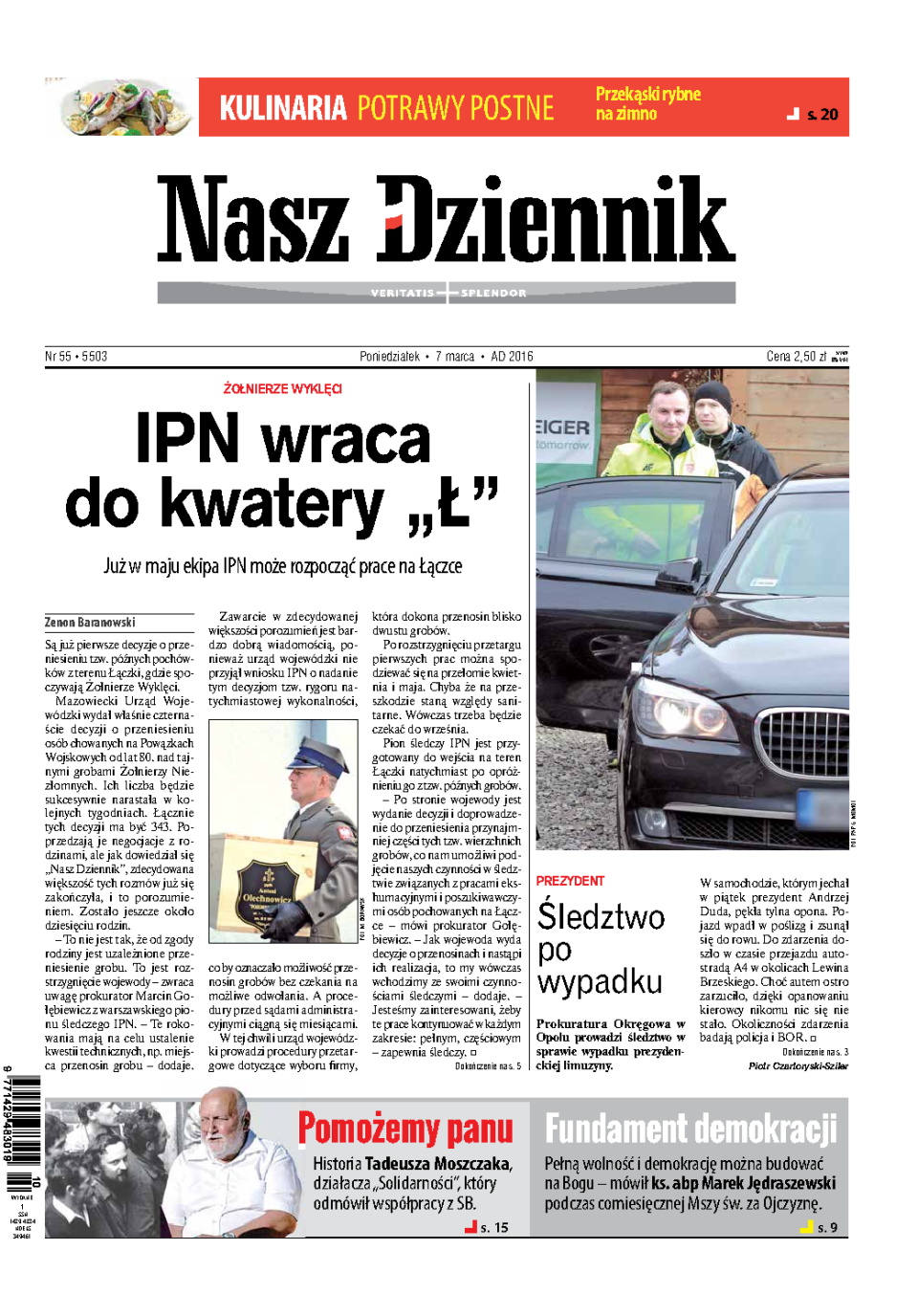 Nasz Dziennik z dnia 07.03.2016 wydanie PDF