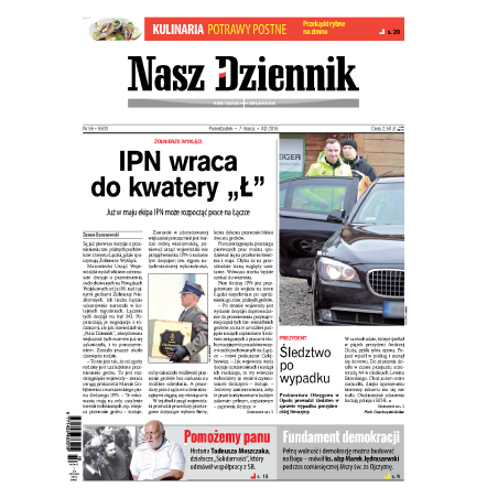 Nasz Dziennik z dnia 07.03.2016 wydanie PDF