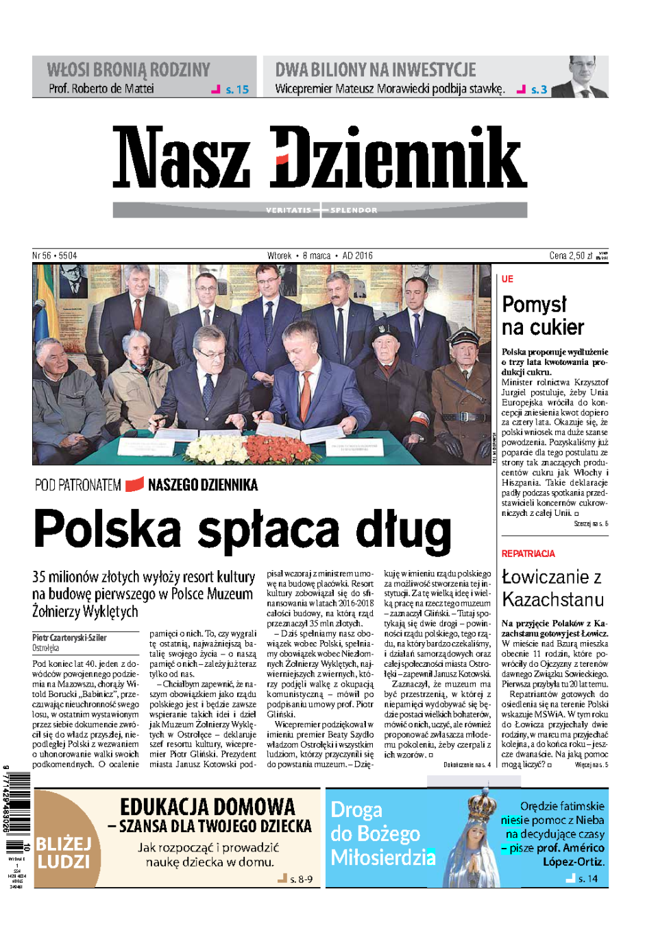 Nasz Dziennik z dnia 08.03.2016 wydanie PDF