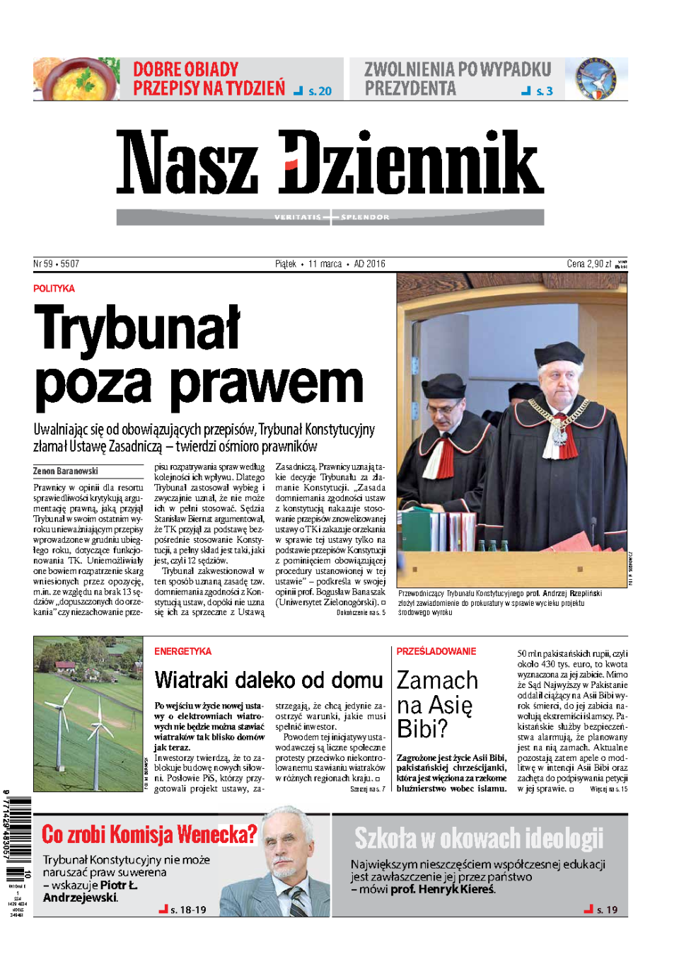 Nasz Dziennik z dnia 11.03.2016 wydanie PDF