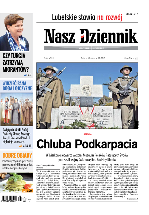 Nasz Dziennik z dnia 18.03.2016 wydanie PDF