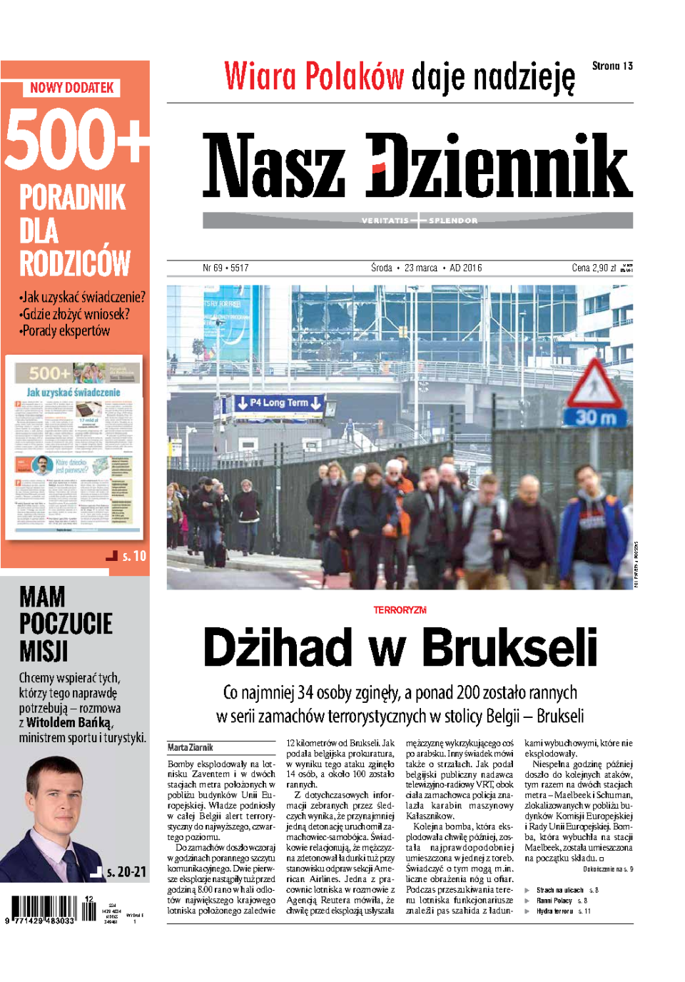 Nasz Dziennik z dnia 23.03.2016 wydanie PDF